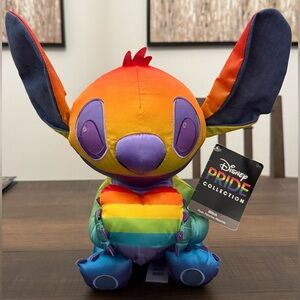 Disney Pride Collection Stitch Rainbow Plush Toy